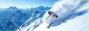 Skiing and Snowboarding in Courchevel