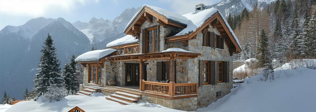 Chalet With Snow View 