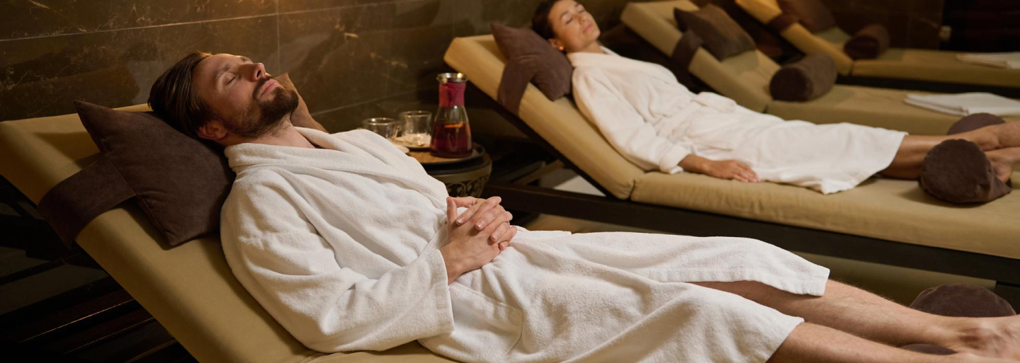 Luxury wellness villa in France with spa facilities and peaceful surroundings
